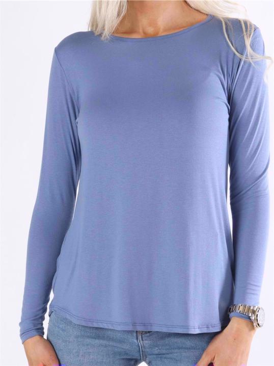 Otine - Langærmet basisbluse